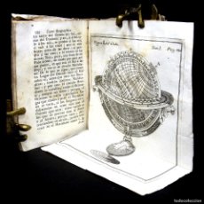 Libros antiguos: AÑO 1798 ASTRONOMÍA ESFERA CLAVE GEOGRAPHICA CASTELLANO PERGAMINO GRABADOS MAPA DE ESPAÑA GEOGRAFÍA