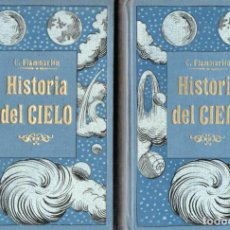 Libros antiguos: FLAMMARION : HISTORIA DEL CIELO DOS TOMOS (MAUCCI, S.F.)