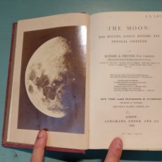 Libros antiguos: THE MOON. RICHARD A. PROCTOR. B.A. LONDON 1873