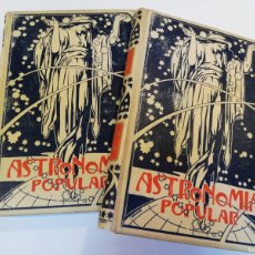Libros antiguos: ASTRONOMIA POPULAR - AUGUSTO T. ARCIMIS - 2 TOMOS COMPLETA - 1901