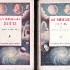 Libros antiguos: FLAMMARION : LAS MARAVILLAS CELESTES - DOS TOMOS (MAUCCI, C. 1920)