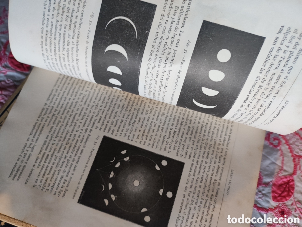 Libros antiguos: Astronom&iacute;a popular de Arcimis - Foto 4