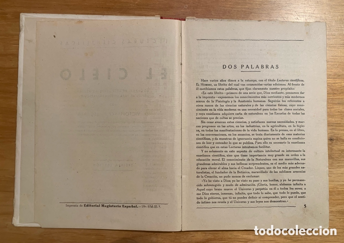Libros antiguos: Libro antiguo astronom&iacute;a El Cielo - Foto 4