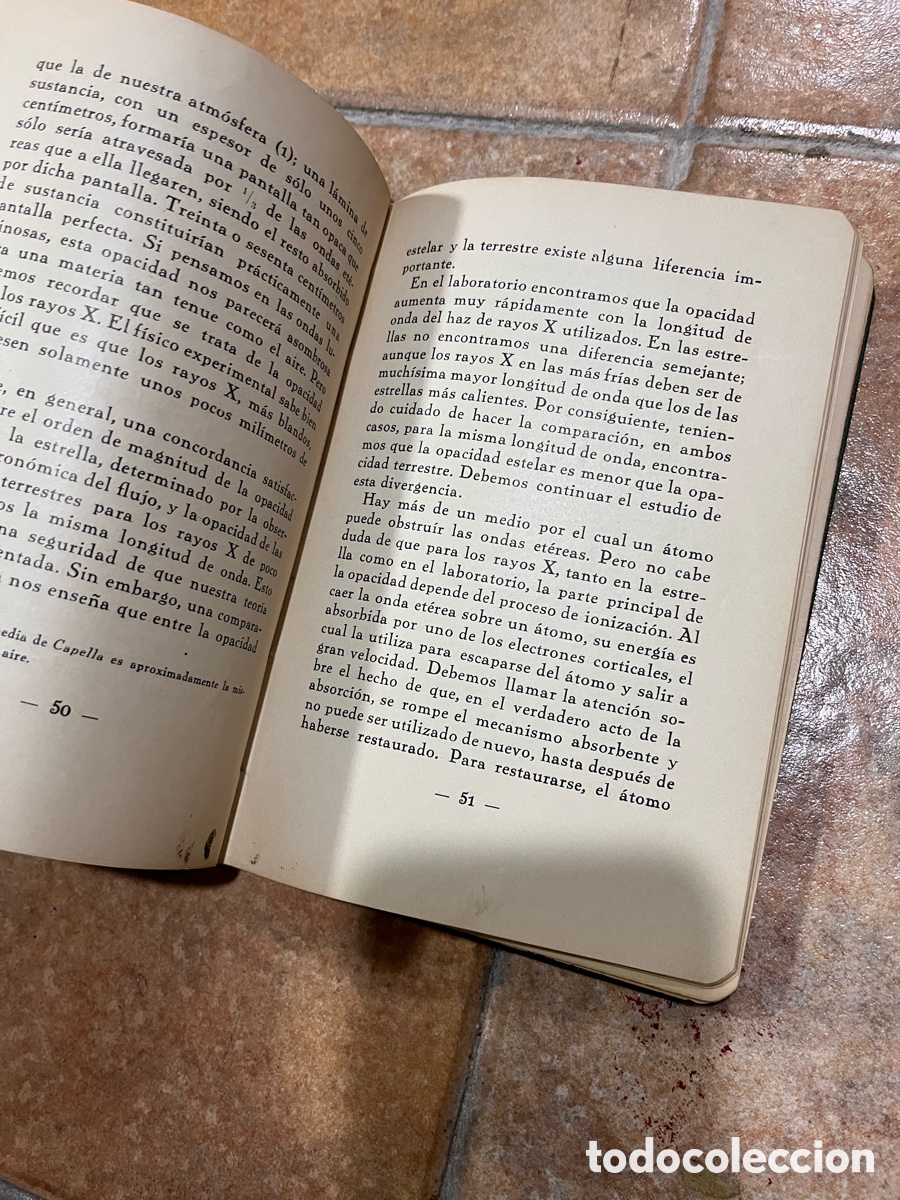 Libros antiguos: Blas67A Estrellas y &aacute;tomos - A.S. Eddington - Foto 7
