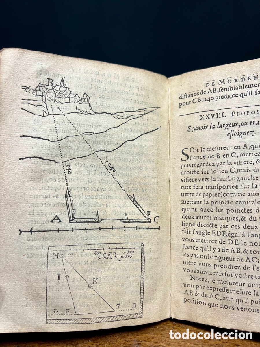 Libros antiguos: 1626, Michel Connette, Geometrie&hellip;. - Foto 10