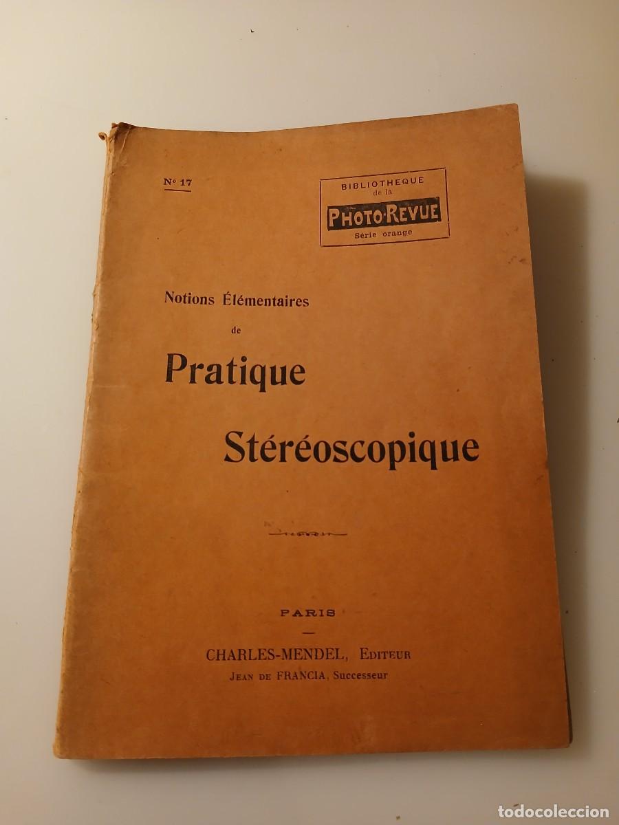 Livros antigos: PRATIQUE ST&Eacute;R&Eacute;OSCOPIQUE 1890
