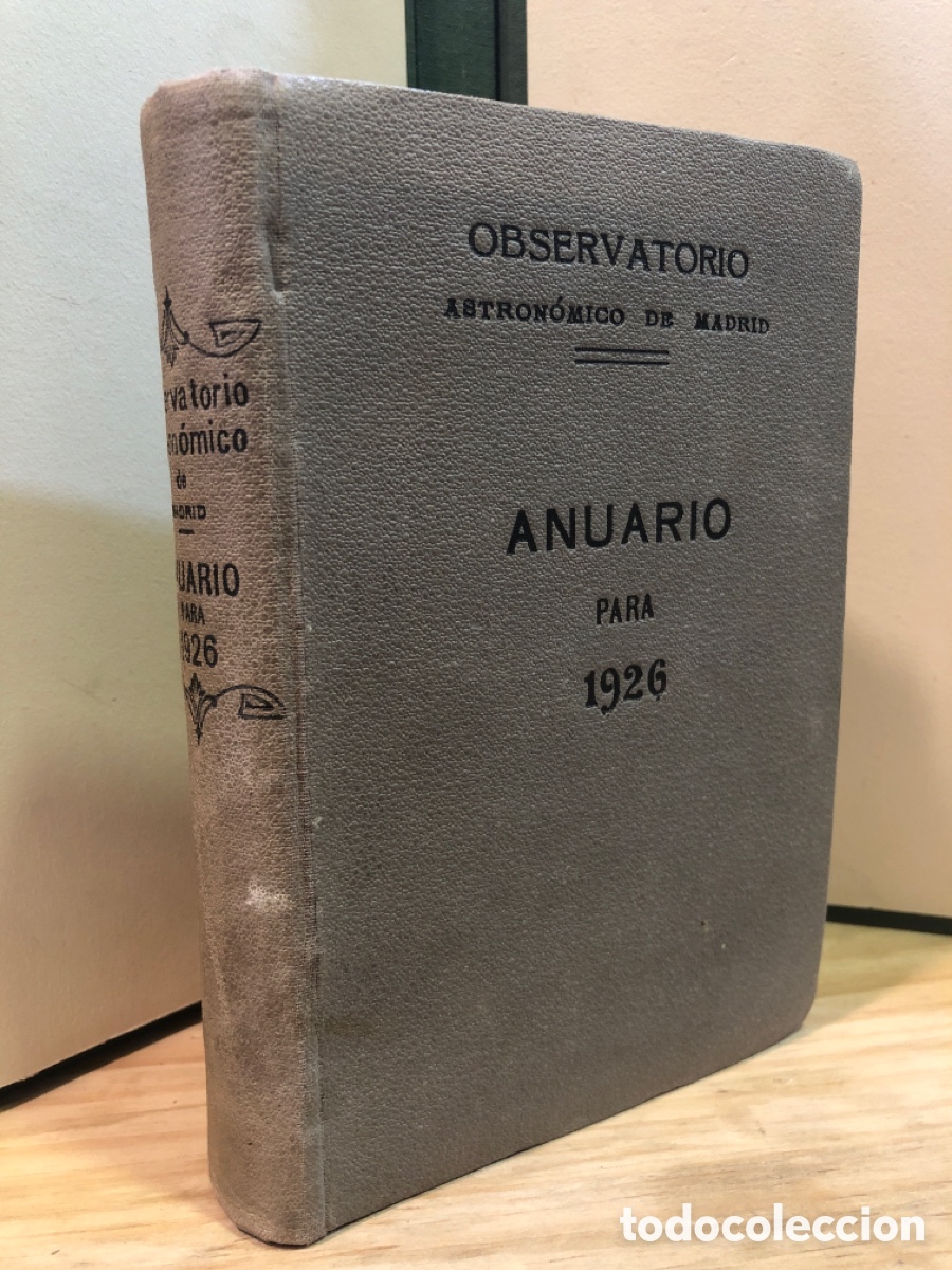 Antiquarische B&uuml;cher: Anuario del observatorio astron&oacute;mico de Madrid para 1926