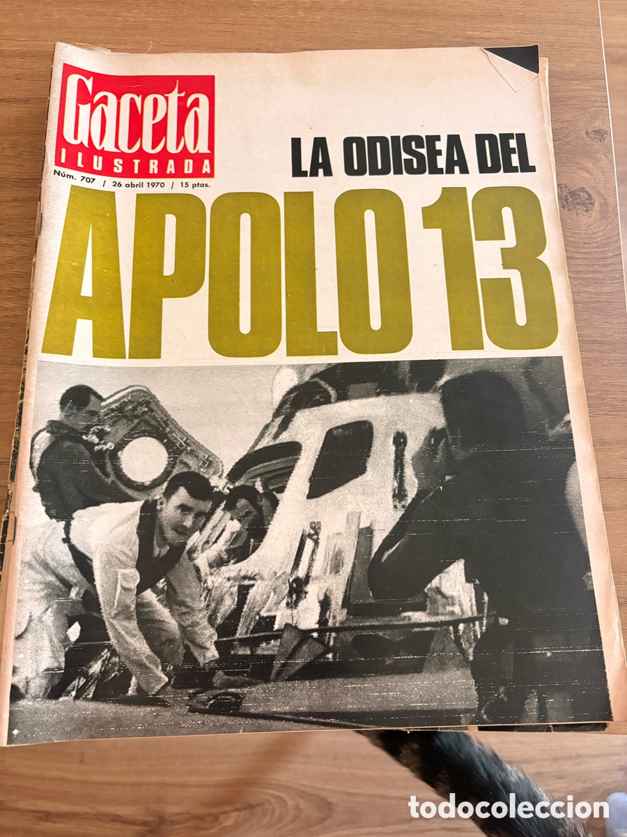 Libros antiguos: Colecci&oacute;n de revistas originales Gaceta Ilustrada &ndash; Programa Apolo (1969-1970)
