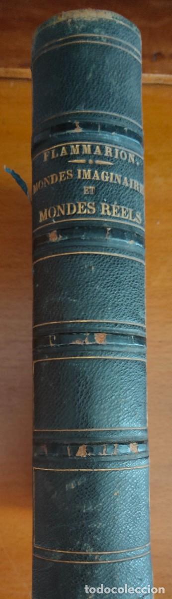 Libros antiguos: LES MONDES IMAGINAIRES ET LES MONDES R&Eacute;ELS, Camille Flammarion, Acad&eacute;mique Didier et Cie,Paris 1872