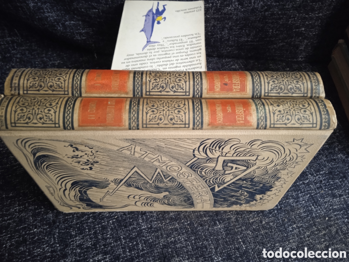 Libros antiguos: LA ATMOSFERA 2 TOMOS / CAMILO FLAMMARION -ED. MONTANER Y SIMON 1902
