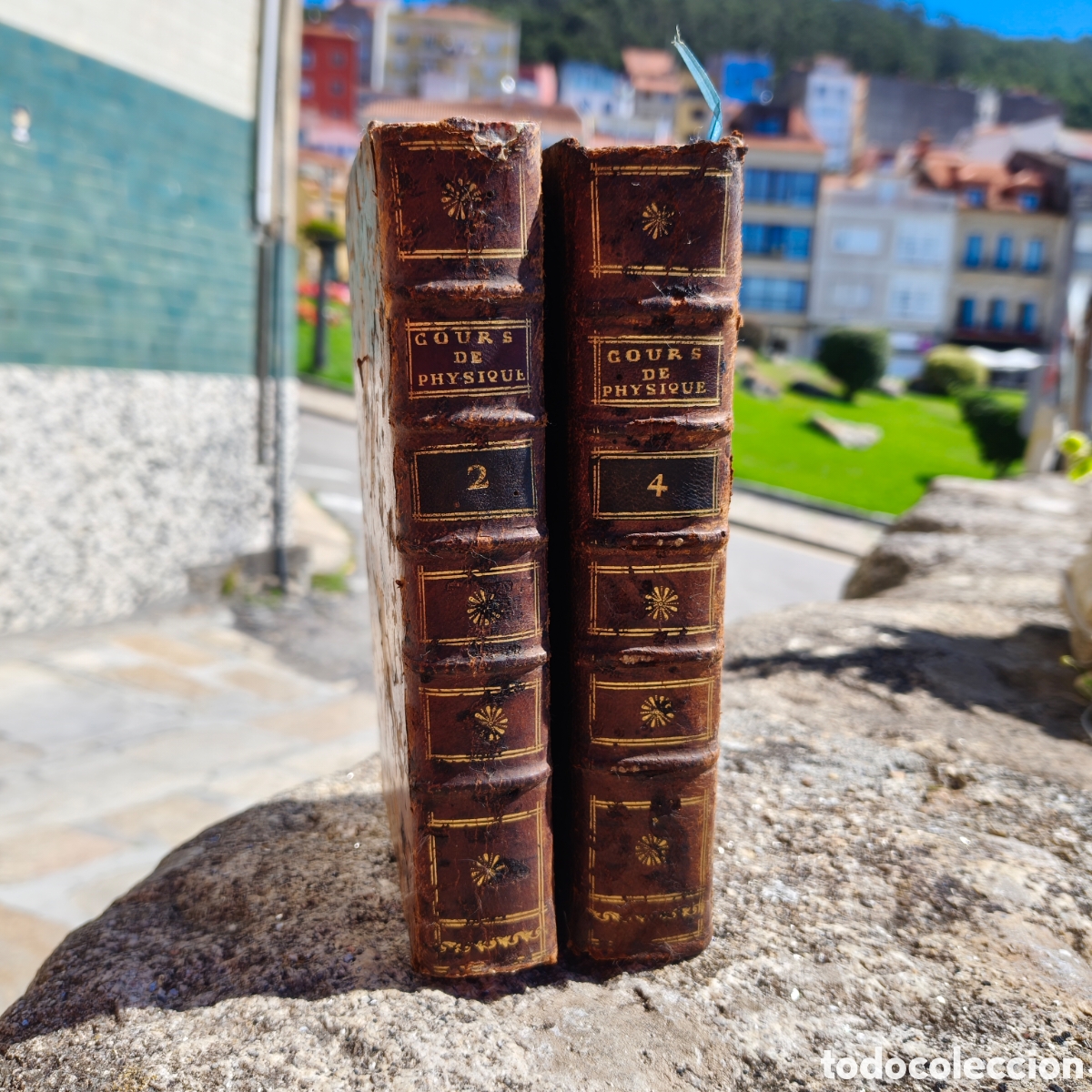 Libros antiguos: 1788. F&iacute;sica y Astronom&iacute;a. Abb&eacute; Para du Phanjas. Tomos 2 y 4. Grabados Completos