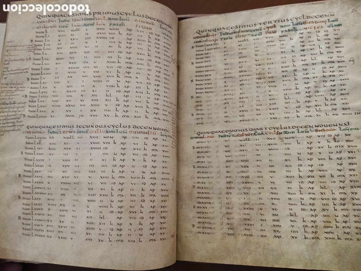 Libros antiguos: CODICE DE METZ. TRATADO DE COMPUTO Y ASTRONOMIA. facsimil. - Foto 6