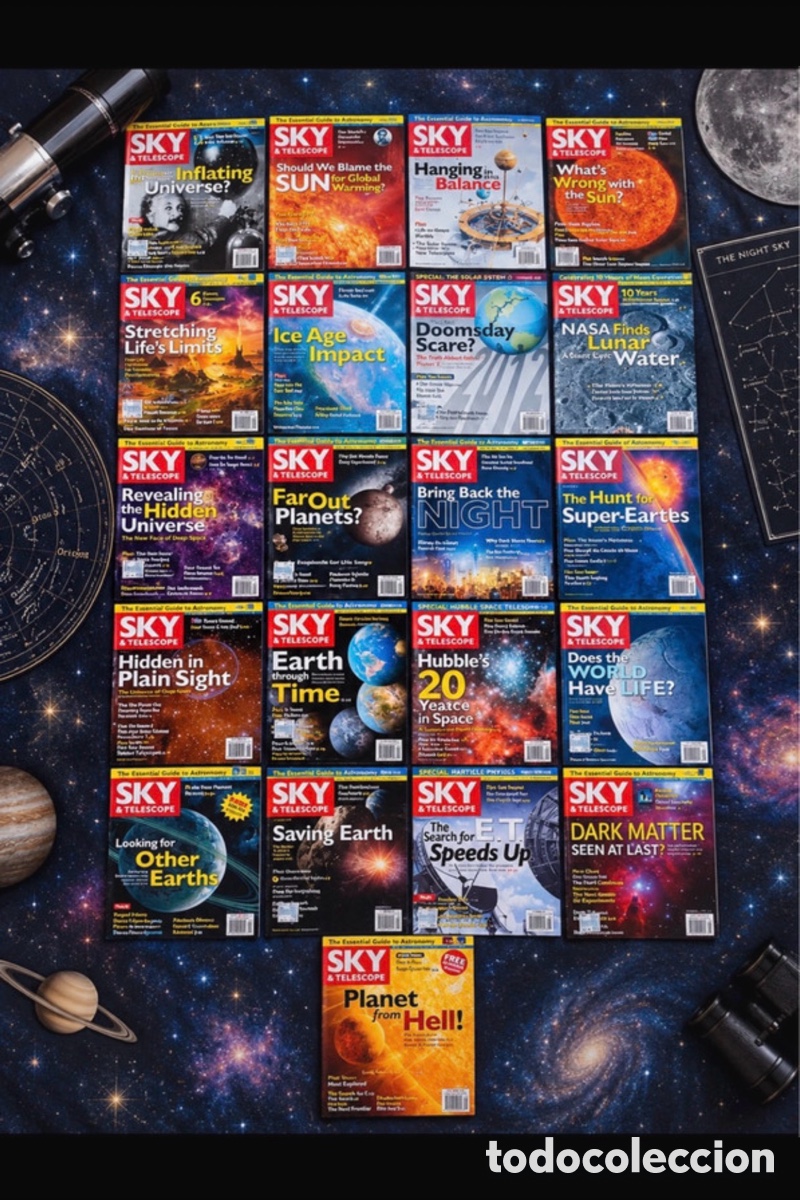 Libros antiguos: Lotto 21 Sky & Telescope Astronomia