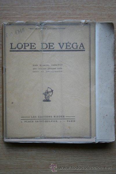 Libros antiguos: Lope de Vega. Carayon (Marcel) - Foto 1