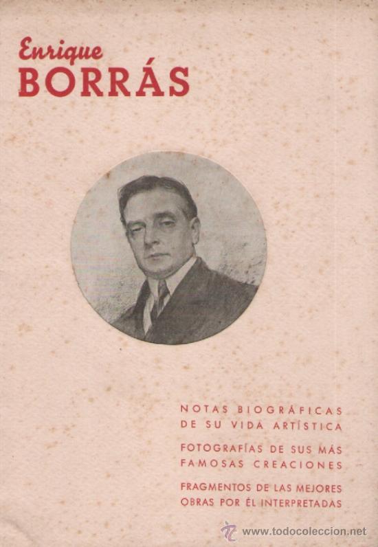 Libros antiguos: Enrique Borras. - Foto 1