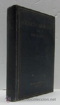 Libros antiguos: GENIO Y CARACTER - A&Ntilde;O 1931 - Foto 1