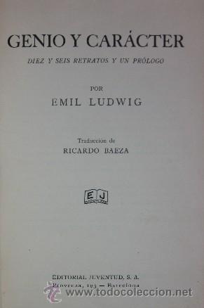 Libros antiguos: GENIO Y CARACTER - A&Ntilde;O 1931 - Foto 2