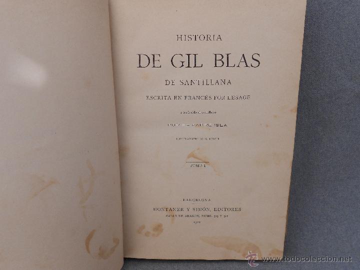 Libros antiguos: GIL BLAS DE SANTILLANA - Foto 4