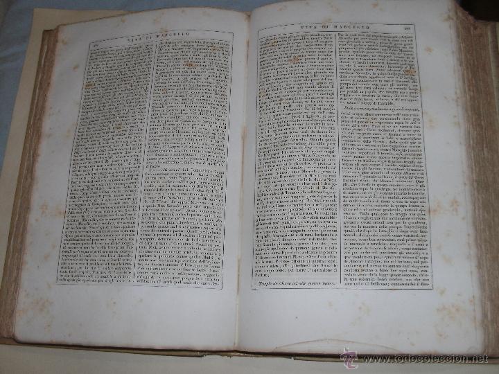 Libros antiguos: LE VITE DI PLUTARCO - Foto 5