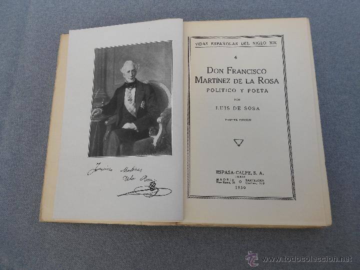 Libros antiguos: MARTINEZ DE LA ROSA - Foto 2