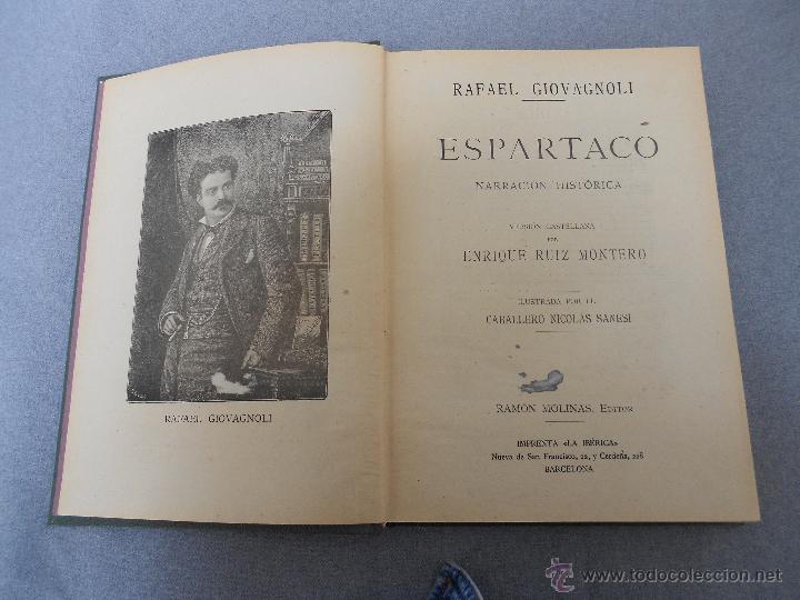 Libros antiguos: ESPARTACO - Foto 3