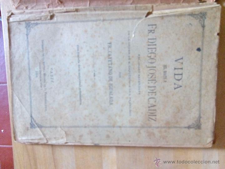 Libros antiguos: Fray Diego de C&aacute;diz. - Foto 3