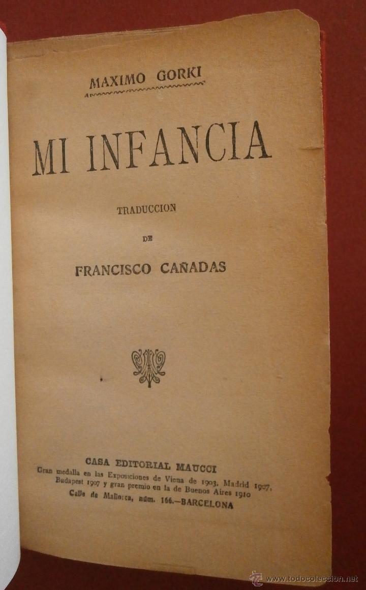 Libros antiguos: Mi infancia. Maximo Gorki - Foto 1