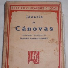 Libros antiguos: IDEARIO DE CANOVAS. ZXY. Lote 51216024