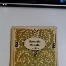 Libros antiguos: RICARDO CANALS MONOGRAFIAS DE ARTE. ED. ESTRELLA. Lote 53959585