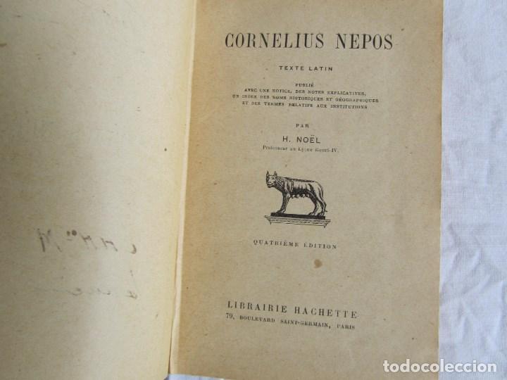 Libros antiguos: Cornelius Nepos 1923 H. No&euml;l - Foto 7