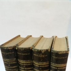 Libros antiguos: 1886 - EMILIO CASTELAR - GALERÍA HISTÓRICA DE MUJERES CÉLEBRES - 8 TOMOS, COMPLETO