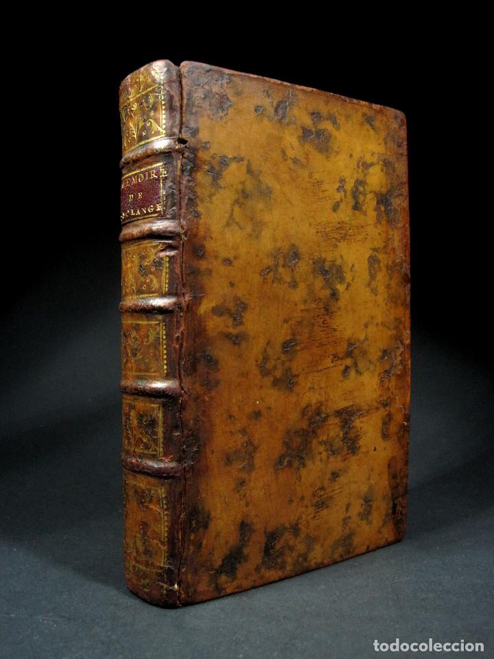 Libros antiguos: Año 1761 2 tomos en un volumen Memorias del Marqués de Solanges 250 años de antigüedad Raro - Foto 2 - 110795107