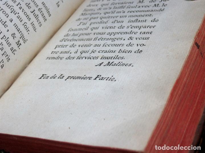 Libros antiguos: Año 1761 2 tomos en un volumen Memorias del Marqués de Solanges 250 años de antigüedad Raro - Foto 12 - 110795107