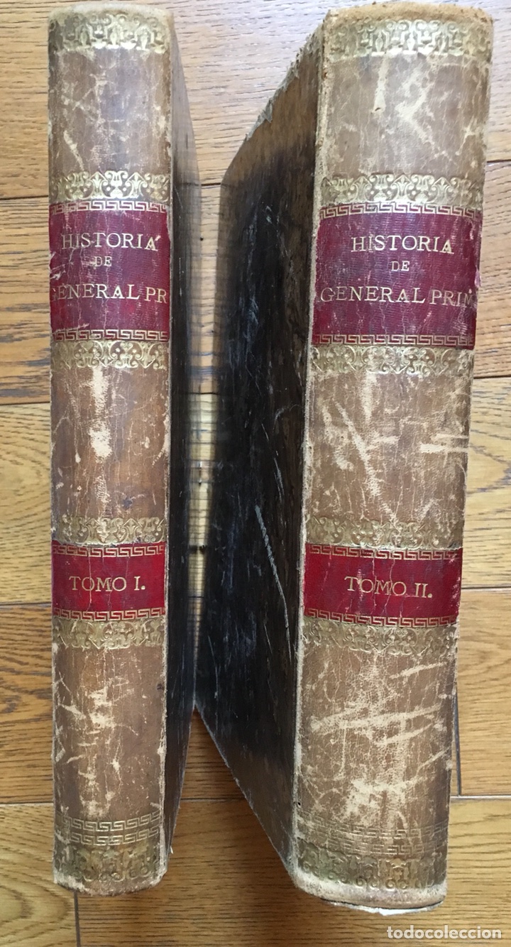 Libros antiguos: Historia del General Prim - Foto 1