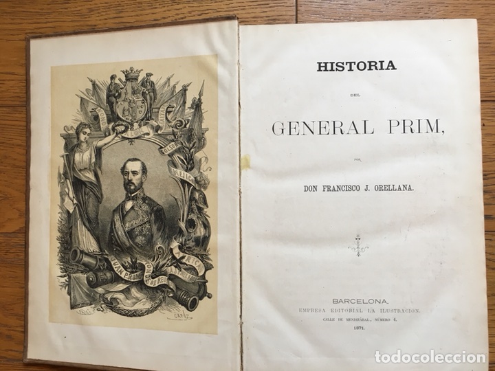 Libros antiguos: Historia del General Prim - Foto 2