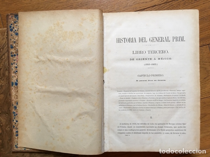 Libros antiguos: Historia del General Prim - Foto 3