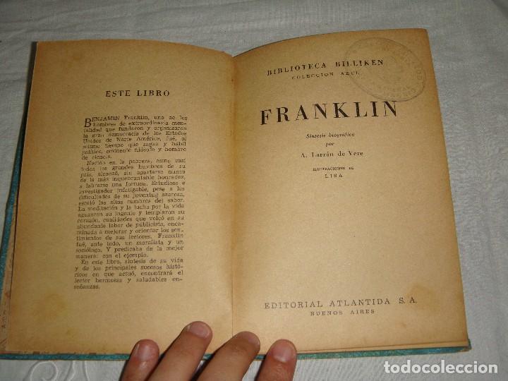 Libros antiguos: FRANKLIN. A. Larran de Vere. - Foto 3