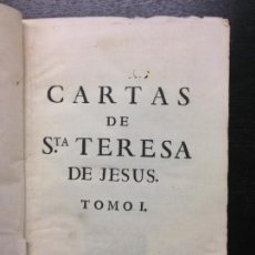 Libros antiguos: CARTAS DE STA. TERESA DE JESUS, PALAFOX, D. JUAN, 1752 (TOMO I)