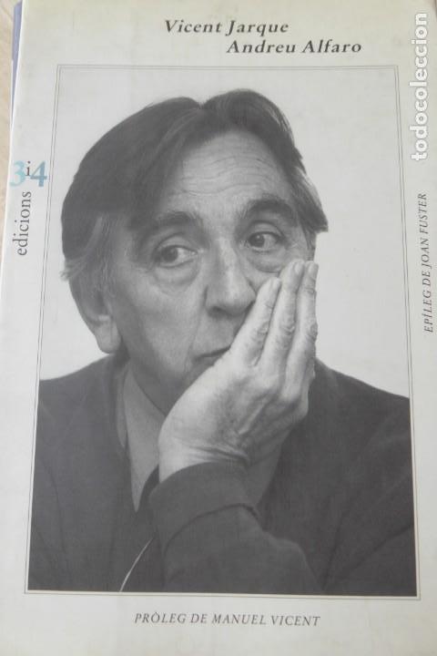 Libros antiguos: ANDREU ALFARO. VICENT JARQUE. - Foto 1