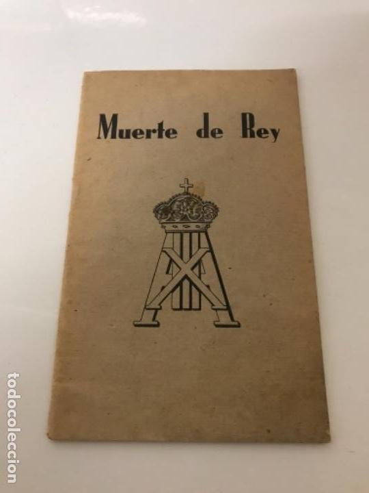 Libros antiguos: Muerte del Rey, 1941 - Foto 1