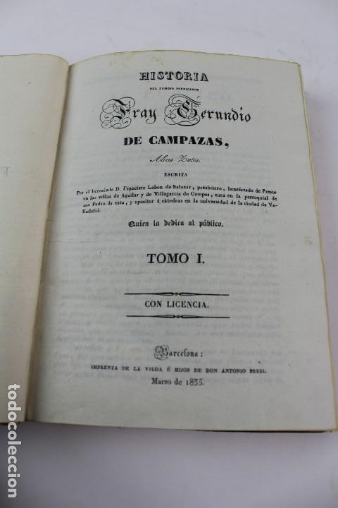 Libros antiguos: *L-2553. HISTORIA DEL FAMOSO PREDICADOR FRAY GERUNDIO DE CAMPAZAS. 3 TOMOS, 1835. - Foto 3 - 149354014