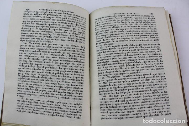 Libros antiguos: *L-2553. HISTORIA DEL FAMOSO PREDICADOR FRAY GERUNDIO DE CAMPAZAS. 3 TOMOS, 1835. - Foto 7 - 149354014
