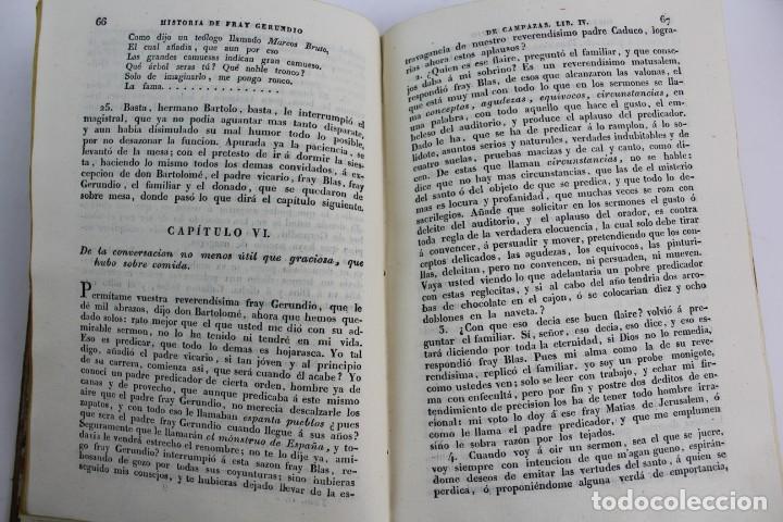 Libros antiguos: *L-2553. HISTORIA DEL FAMOSO PREDICADOR FRAY GERUNDIO DE CAMPAZAS. 3 TOMOS, 1835. - Foto 10 - 149354014