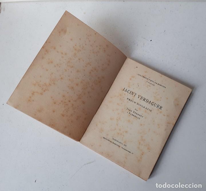 Libros antiguos: LIBRO JACINT VERDAGUER - Foto 4