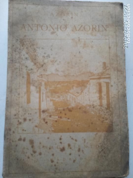 Libros antiguos: Antonio Azor&iacute;n 1913 - Foto 1