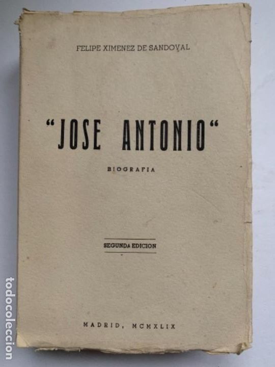 Libros antiguos: Jos&eacute; Antonio - Foto 1