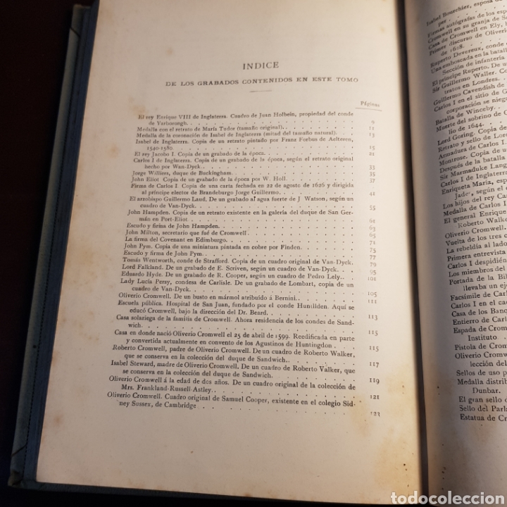 Libros antiguos: OLIVERIO CROMWELL SU VIDA Y SU CARACTER 1901 MONTANER Y SIMON - ARTURO PATERSON - Foto 6 - 188461153