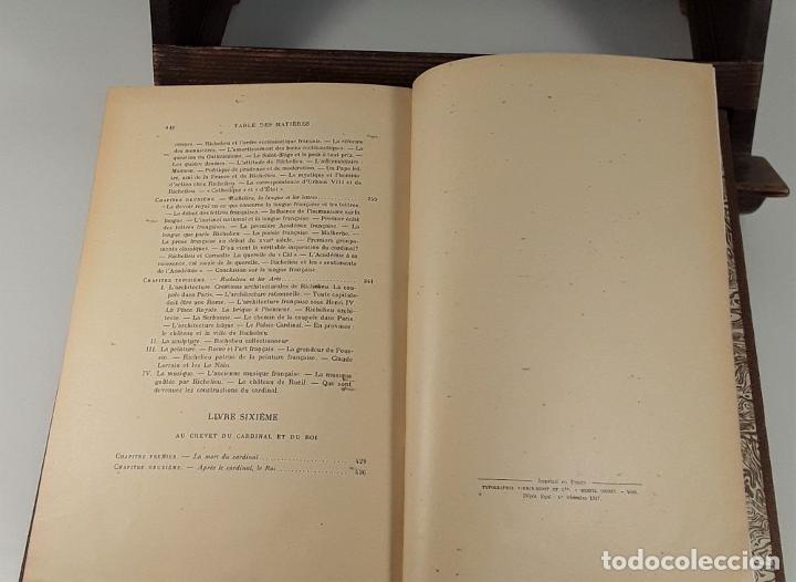 Libros antiguos: HISTOIRE DU CARDINAL DE RICHELIEU. 6 TOMOS. GABRIEL HANOTAUX. PARIS. S/F. - Foto 11 - 192883418