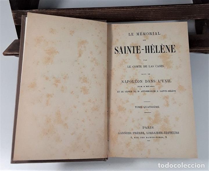 Libros antiguos: LE MÉMORIAL DE SAINTE-HÉLÈNE. 3 TOMOS. LE COMTE DE LAS CASAS. EDIT. GARNIER FRÈRES. - Foto 10 - 192891198
