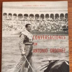 Libros antiguos: CONVERSACIONES CON ANTONIO ORDÓÑEZ. GUILLERMO SUREDA MOLINA. PALMA DE MALLORCA, 1962. TAUROMAQUIA.